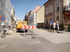 Szeged, Gogol utca, felújítás, forgalomkorlátozás