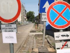 Szeged, Gogol utca, felújítás, forgalomkorlátozás