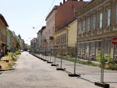 Szeged, Gogol utca, felújítás, forgalomkorlátozás