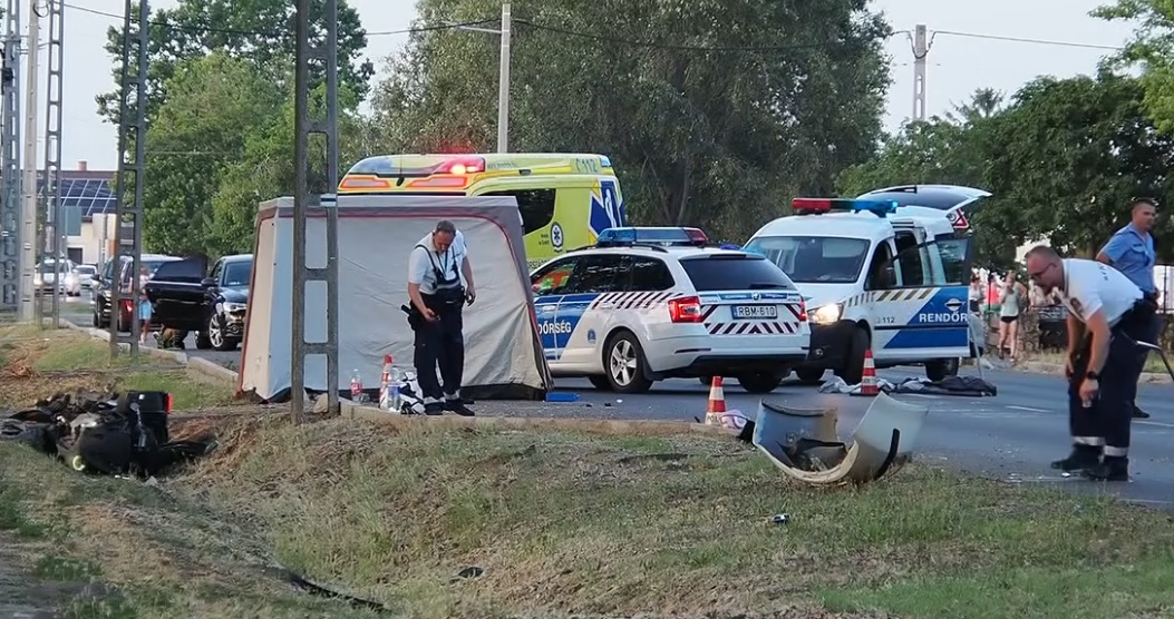 Halálos baleset Sándorfalván