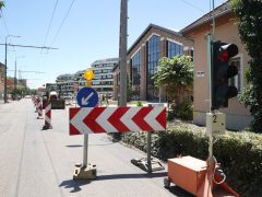 Szeged, Bakay Nándor utca, burkolat, rekonstrukció, felújítás, Cédrusliget