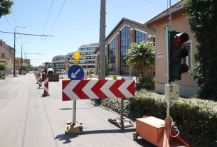 Szeged, Bakay Nándor utca, burkolat, rekonstrukció, felújítás, Cédrusliget