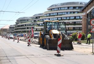 Szeged, Bakay Nándor utca, burkolat, rekonstrukció, felújítás, Cédrusliget