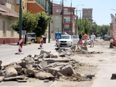 Szeged, Bakay Nándor utca, burkolat, rekonstrukció, felújítás, Cédrusliget