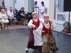 Szeged, nyár, kultura, Wagner udvar, Turku, néptáncegyüttes, néptánc