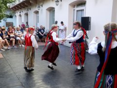 Szeged, nyár, kultura, Wagner udvar, Turku, néptáncegyüttes, néptánc