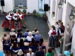 Szeged, nyár, kultura, Wagner udvar, Turku, néptáncegyüttes, néptánc