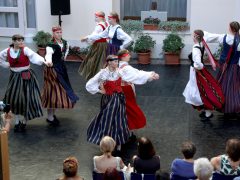 Szeged, nyár, kultura, Wagner udvar, Turku, néptáncegyüttes, néptánc