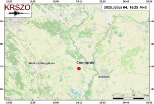Földrengés Csongrádnál