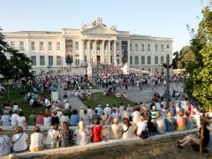 Szeged, Térzene, Móra park, Fricsay Ferenc Városi Fúvószenekar, fúvósok, nyár, szabadidő, szórakozás