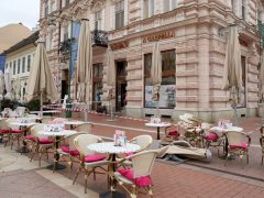 Szeged, vihar, viharkár, megsérült, tető, A Cappella cukrászda, terasz, Kárász utca