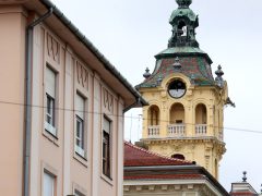 Szeged, vihar, viharkár, megsérült, városháza, torony, óra