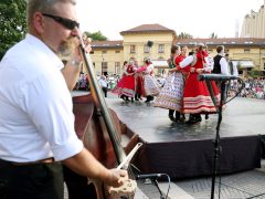 Szeged, Martin György Néptáncfesztivál, néptánc, tánc, megnyitó, felvonulás