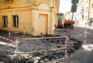 Szeged, Dózsa György utca, járdarekonstrukció, járdafelújítás, felújítás