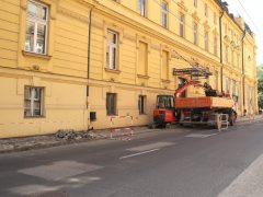 Szeged, Dózsa György utca, járdarekonstrukció, járdafelújítás, felújítás