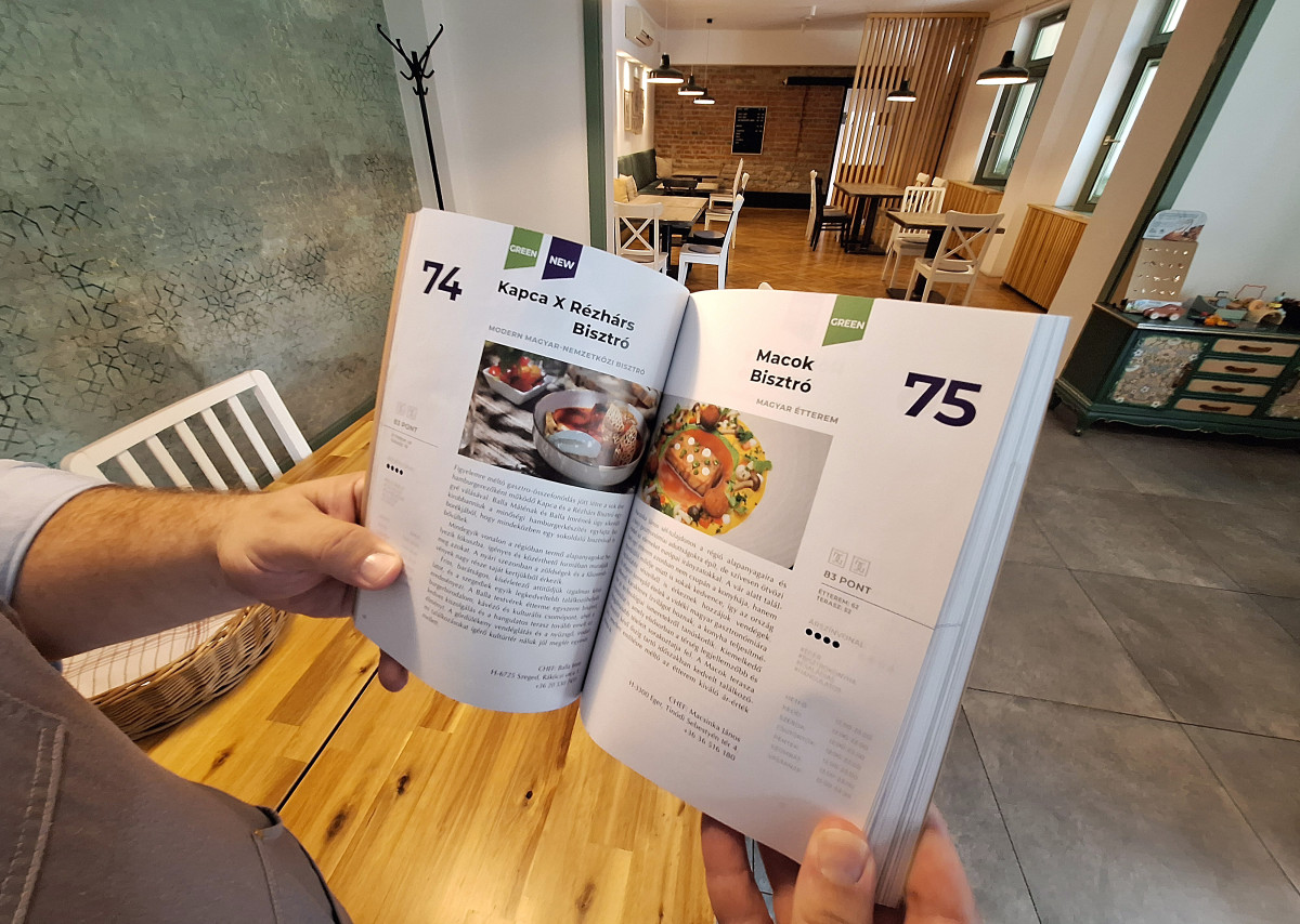 Szeged, Dining Guide 2025, étterem, gasztronómia, Balla Máté, Kapca x Rézhárs Bisztró