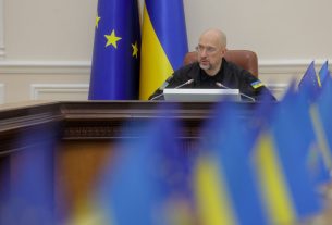 Denisz Smihal. Ukrán miniszterelnök. Lemondás. Politika. Fotó: Кабінет Міністрів України hivatalos FB