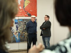 Szeged, Géczi János, Elemek, dekollázs, kiállítás, Reök palota, kultura
