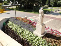 Szeged, virágos szeged, szegedi terek, nyár, időjárás, virág