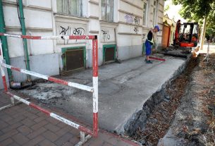 Szeged, optikai kábel, fejlesztés, járdafelújítás, Moszkvai körút
