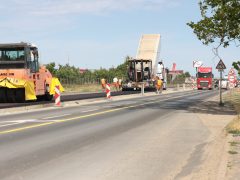 Szeged, BYD, beruházás, 5-ös út, szélesítés, útépítés