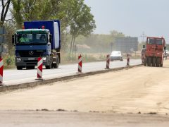 Szeged, BYD, beruházás, 5-ös út, szélesítés, útépítés