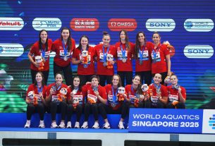 Vizes vb - Ezüstérmes a női vízilabda-válogatott. Fotó: waterpolo.hu hivatalos Facebook-oldal