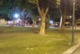 Szeged. Széchenyi tér. Baleset. Fotó: SZEGEDEN láttam és hallottam Facebook-csoport