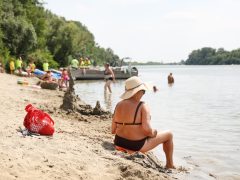Szeged, Lapos Beach, Lapos, szabadstrand, strand, Tisza, Tisza part, fürdés, nyár