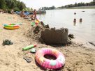 Szeged, Lapos Beach, Lapos, szabadstrand, strand, Tisza, Tisza part, fürdés, nyár