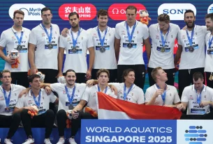 Vizes-vb. Vízilabda. Férfiak. Ezüst érem. Fotó: nemzetisport.hu