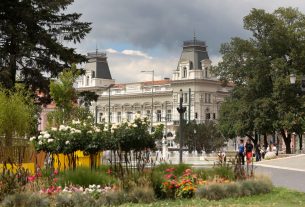 Szeged, borús, időjárás, nyár, július, Móra park