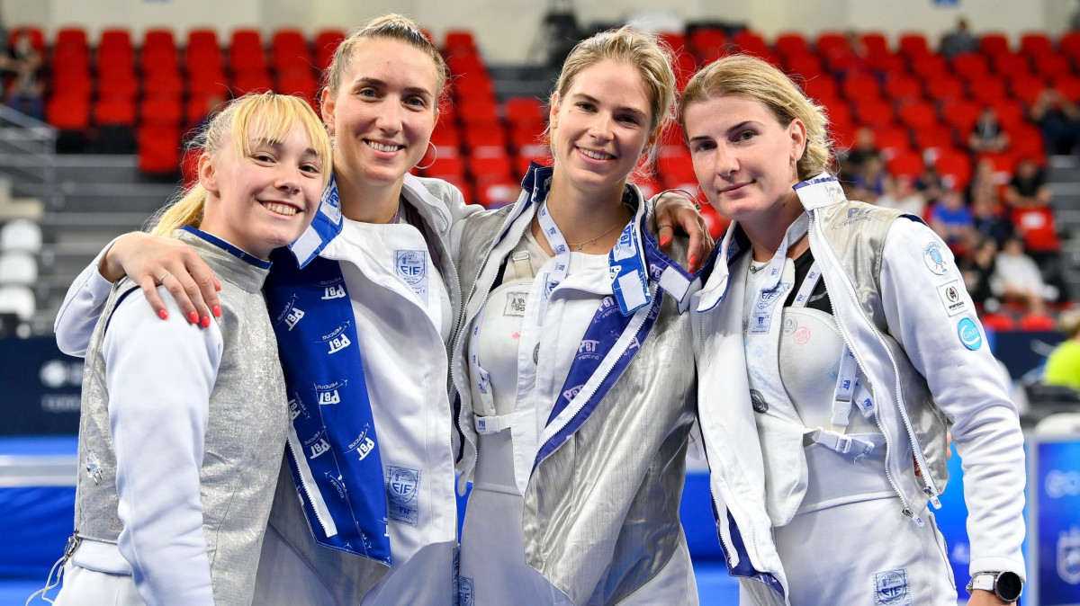 Vívó-vb - A hetedik helyen végzett a női tőrcsapat. Fotó: m4sport.hu