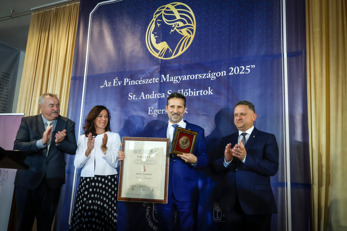 A St. Andrea Szőlőbirtok lett az év pincészete Magyarországon. Fotó: St. Andrea Szőlőbirtok hivatalos Facebook-oldala