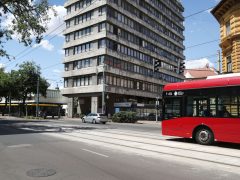 Szeged, Kiss Ernő utca, Tisza Lajos krt., kereszteződés, felújítás