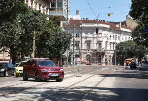 Szeged, Kiss Ernő utca, Tisza Lajos krt., kereszteződés, felújítás