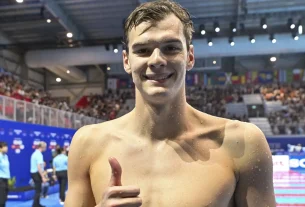 Vizes vb - Kós Hubert bronzérmes 200 méteres vegyesúszásban. Fotó: MTI/Illyés Tibor