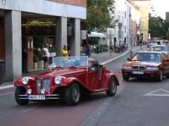 Szeged, XV. Dél-Alföldi Veteránjármű Találkozó, veteránjármű, veterán autók, felvonulás, belváros