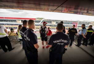 Rendőrség. Hungaroring. Biztonság. Fotó: Magyar Rendőrség hivatalos FB
