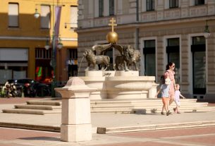 Szeged, augusztus, nyár, meleg, hőség, kánikula, időjárás, belváros