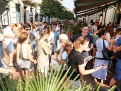 Szeged, Szegedi Szabadtéri Játékok, A 3 testőr, szereplők, dedikálás, Reök Cukrászda