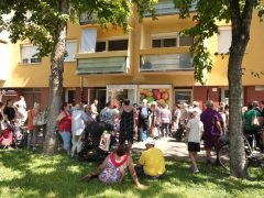 Szeged, Ételt az Életért Alapítvány, ételosztás, Zárda utca, szegénység, rászorulók