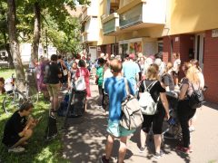 Szeged, Ételt az Életért Alapítvány, ételosztás, Zárda utca, szegénység, rászorulók