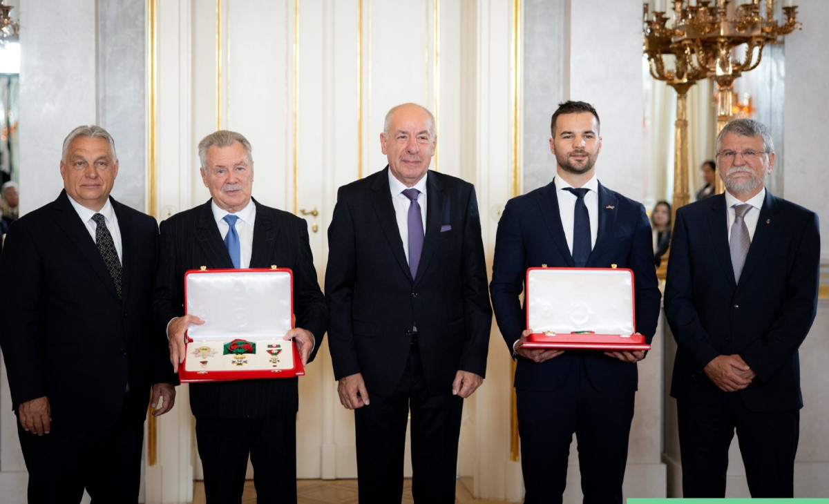 Kapu Tibor. Farkas Bertalan. Augusztus 20. Fotó: Orbán Viktor hivatalos FB