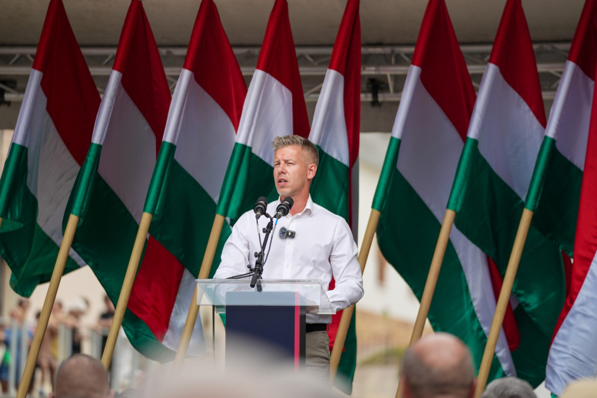 Tisza Párt. Szent István-nap. Magyar Péter. Fotó: Tisza Párt hivatalos Facebook-oldala