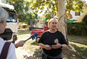 Szeged, SZIN, sajtóbejárás, Botka László, Kolonics Erika