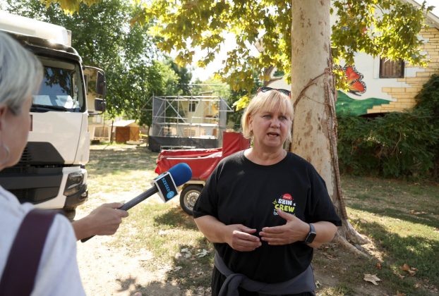 Szeged, SZIN, sajtóbejárás, Botka László, Kolonics Erika