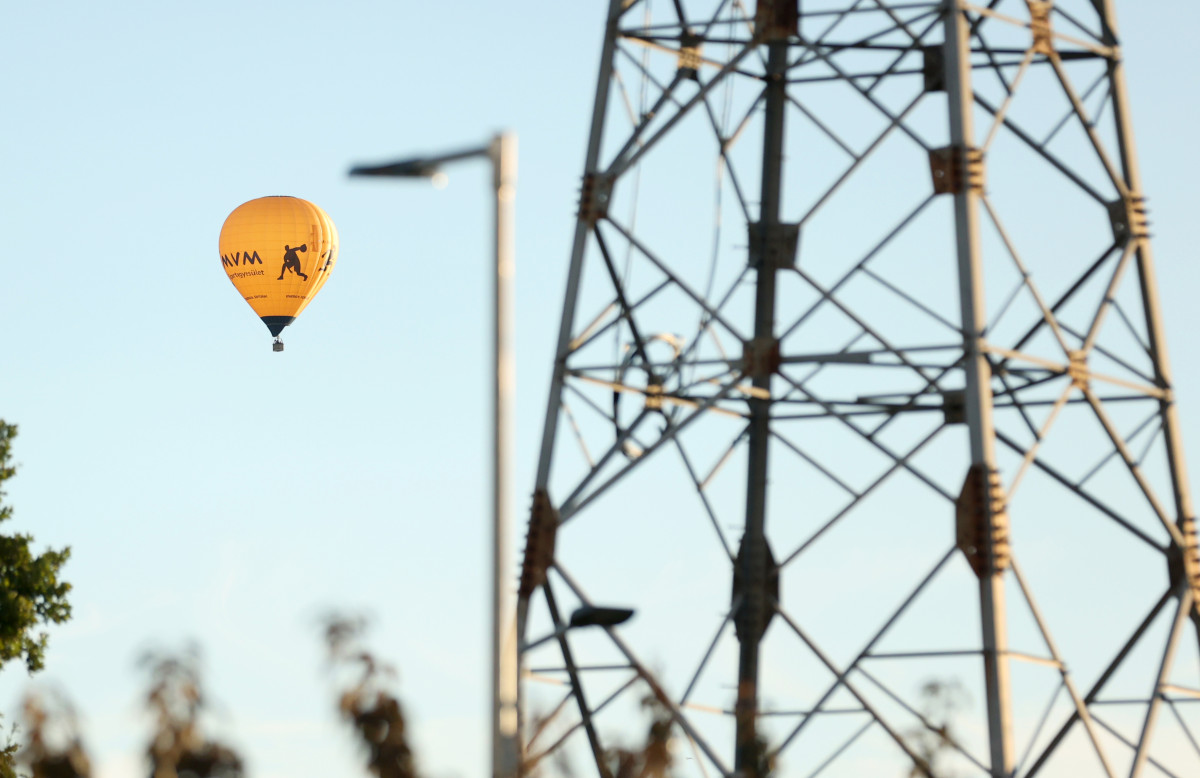 Szeged, hőlégballon, ballon, MVM, áram, energia