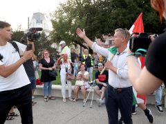 Szeged, Magyar Péter, országjárás, Móra park, politika, fórum