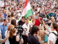 Szeged, Magyar Péter, országjárás, Móra park, politika, fórum